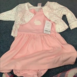 Snap up bunny dress with jacket